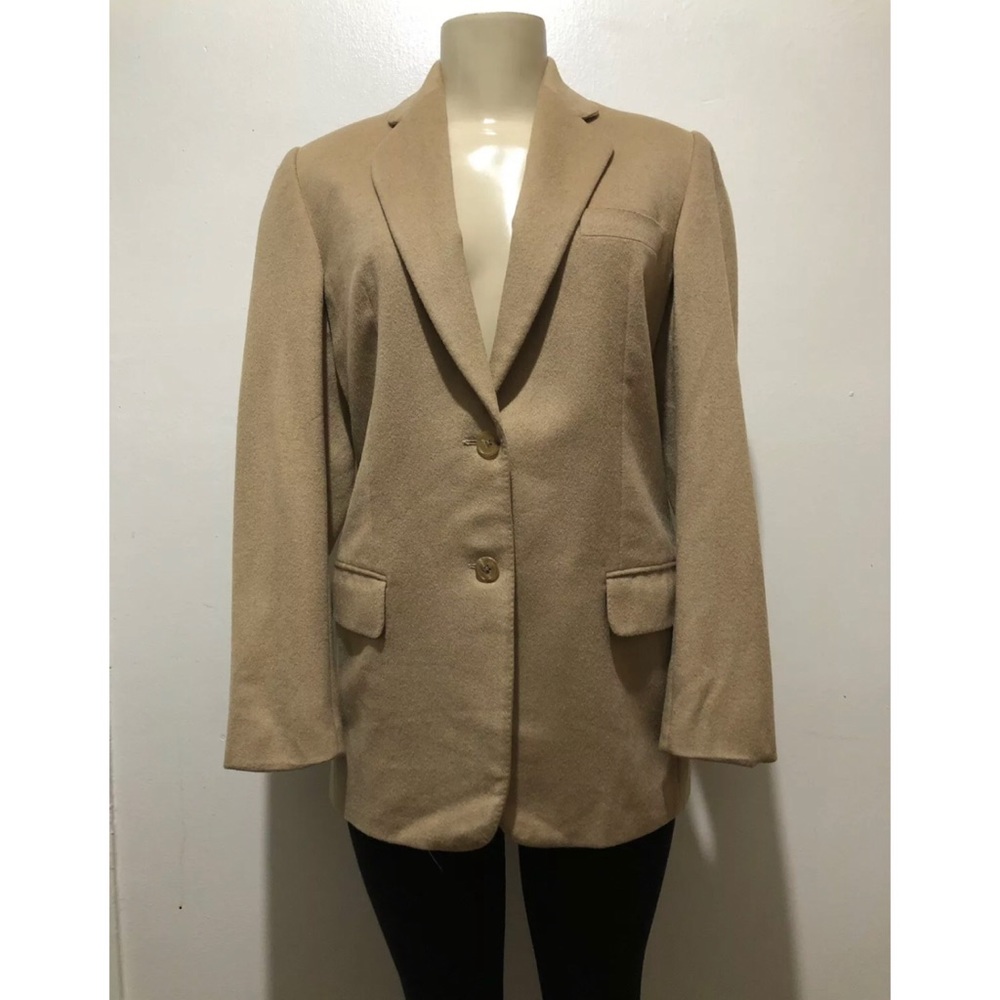 Burberry Pea Coat Tan Brown Size 10 (M) Eu 44R